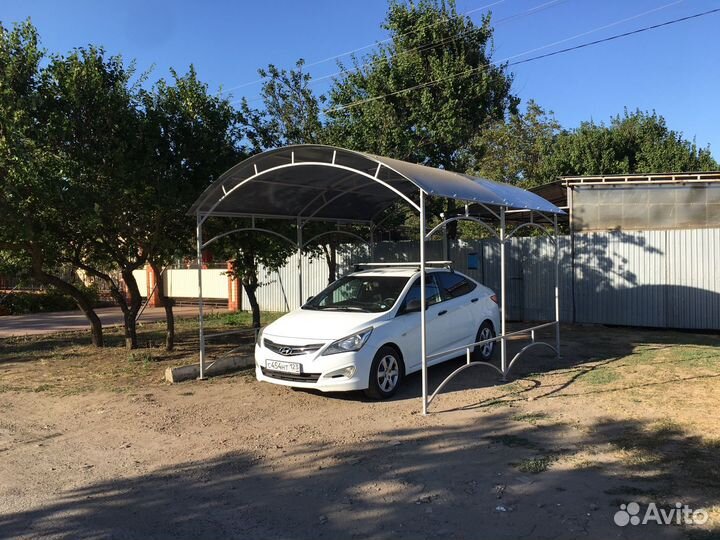 Навес для автомобиля. Беседка. 3,5 х 2 м 4 м 6 м