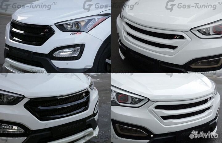 Решетка радиатора RoadRuns на Hyundai Santa Fe DM