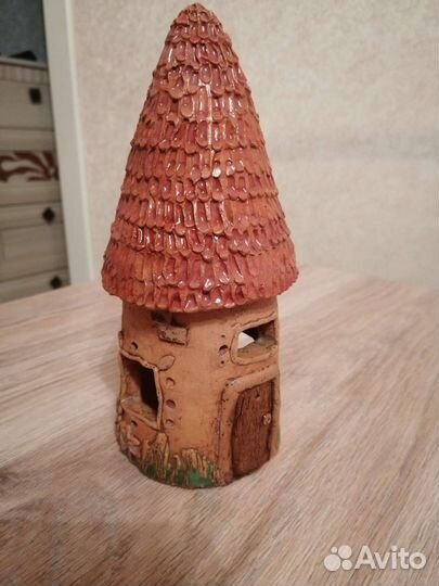 Домик замок в аквариум