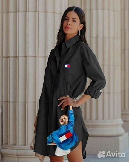 Tommy hilfiger рубашка платье