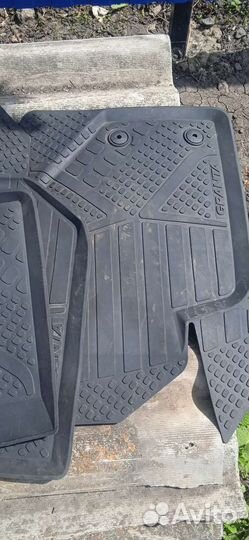 Автомобильные коврики резиновые для лада гранта