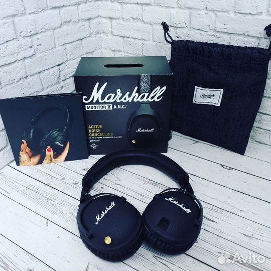 Bluetooth-гарнитура Marshall Monitor II ANC черный