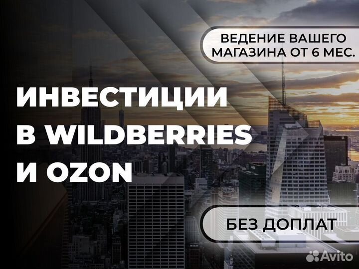 Ищу инвестора в готовый бизнес на wildberries и oz