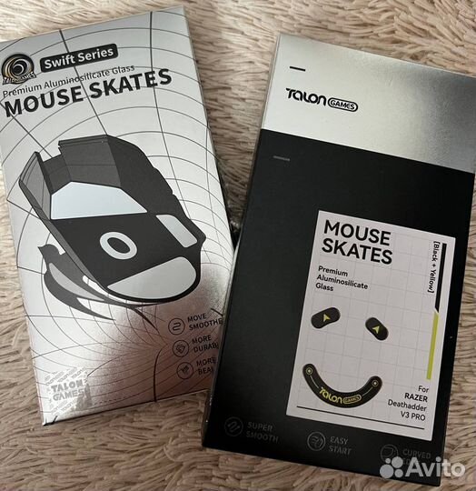 Стеклянные глайды для мыши (новые)