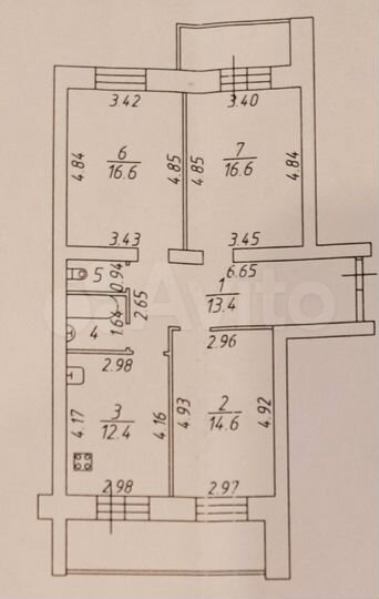 3-к. квартира, 78,3 м², 5/11 эт.
