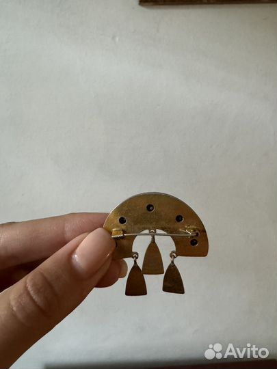 Брошка женская ретро СССР