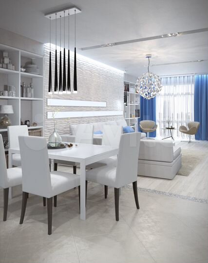 3-к. квартира, 115,8 м², 11/20 эт.