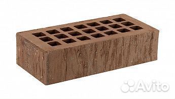 Кирпич облицовочный Темно-коричневый жкз