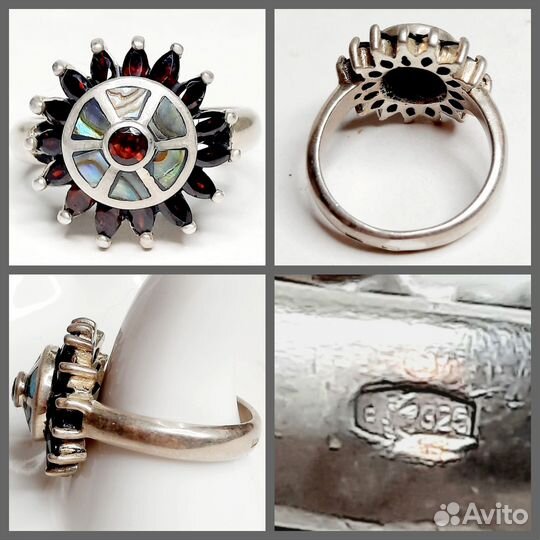 Кулон и перстень. Серебро, эмаль