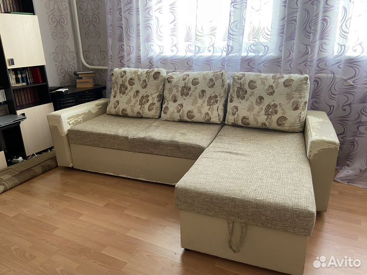 Диван бу беж угловой