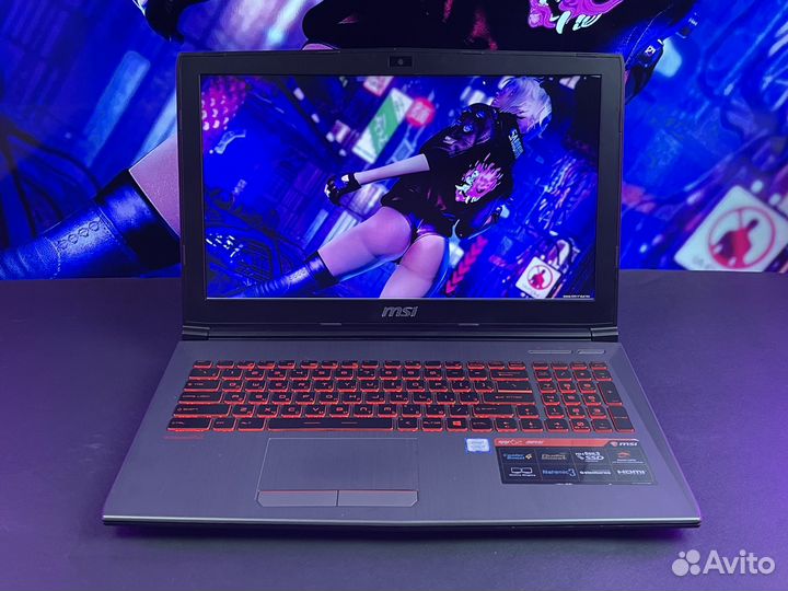 Игровой мощный ноутбук / Core i7 / 16Gb / Nvidia