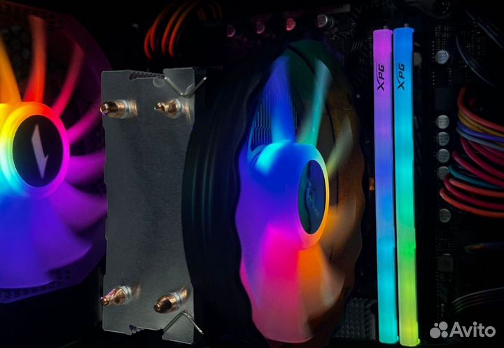 Новый шустрый игровой пк на I3-13100F RTX 3050-6Gb