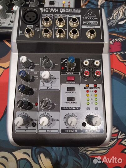 Микшерный пульт behringer xenyx q502usb