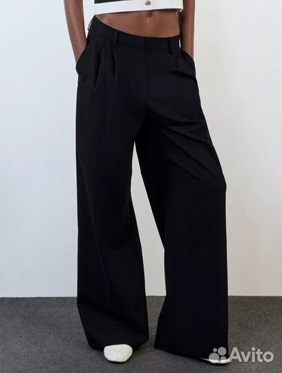 Брюки льняные