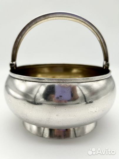 Сахарница серебро 84 проба
