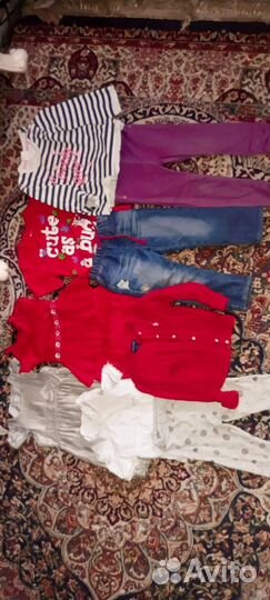 Вещи пакетом для девочки 92-104