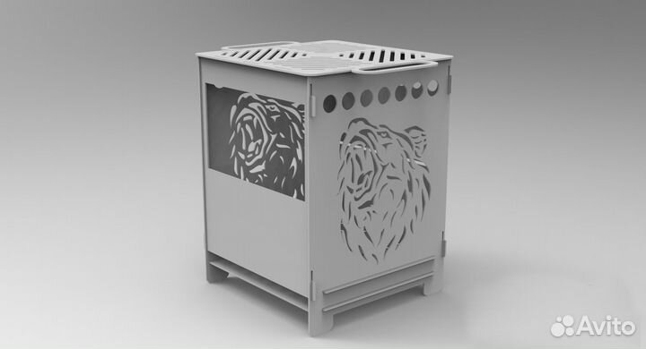 Печь разборная барбекю