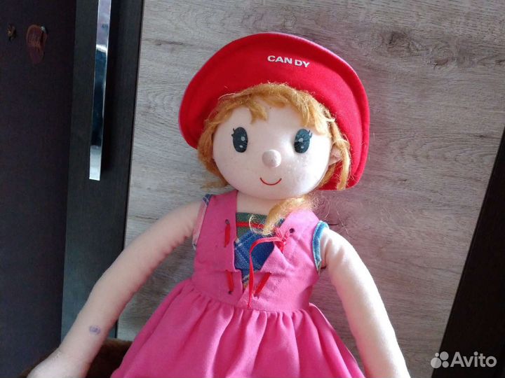 Кукла мягкая 70см винтаж