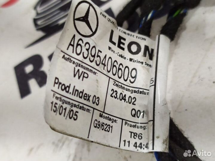 Проводка двери передняя Mercedes Viano W639 2.1D
