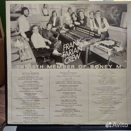 Пластинка Boney M. – Oceans Of Fantasy 1979