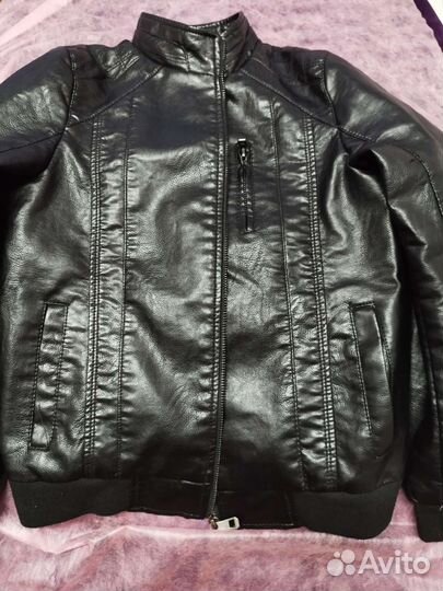 Куртка кожаная
