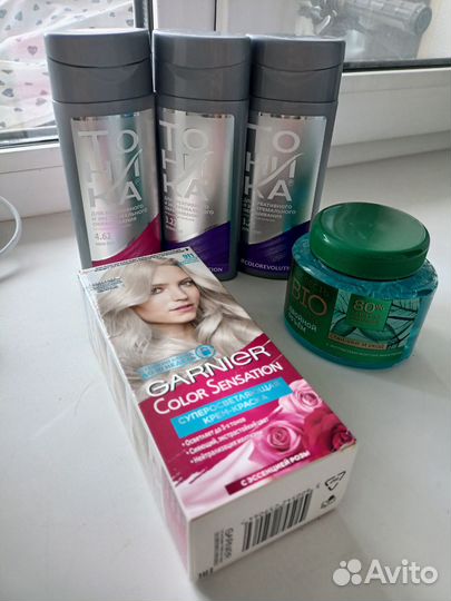 Краска для волос, цветные тоники