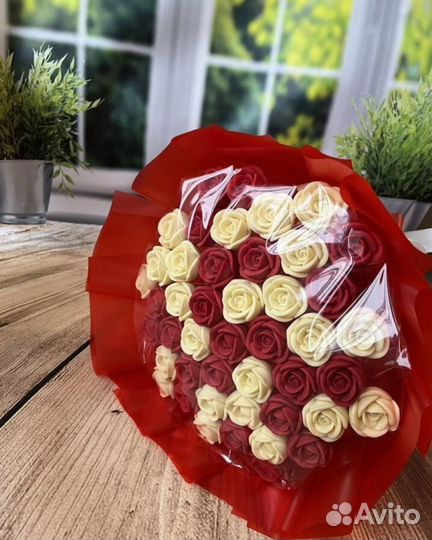 Букет из шоколадных роз