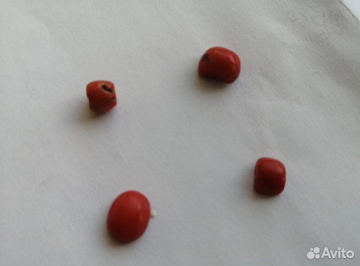 Кораллы старинные антикварные натуральные камни