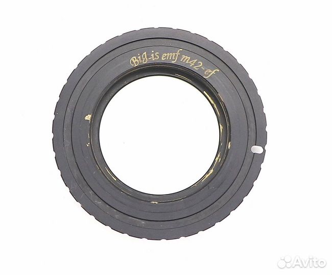 Adapter Big M42 - Canon black с чипом