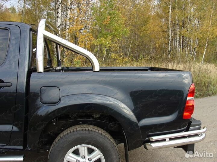 Обвес из нержавеющей стали hilux 2007-2015