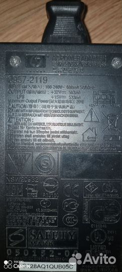 Блок питания для принтера hp