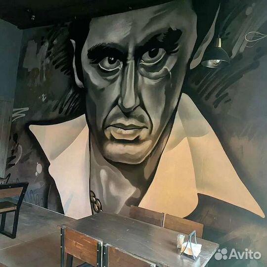 Граффити оформление помещений