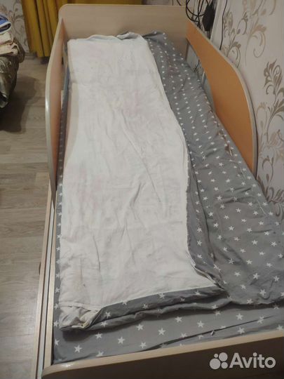 Детская кровать с матрасом ортопедическим