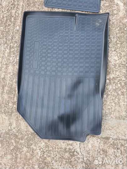 Автомобильные коврики резиновые на kia rio X
