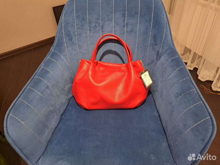 Сумка женская натуральная кожа италия