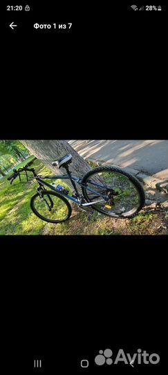 Велосипед trek рама 18, колеса 26