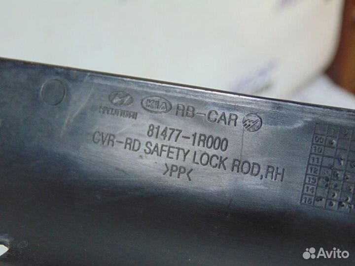 Накладка для Hyundai Solaris 1 2010-2017г