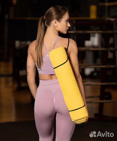 Коврик для йоги и фитнеса Starfit TPE,173x61x0,7см