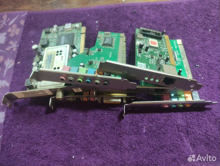 3 звуковые внутренние карты для пк 2 сетевые карты