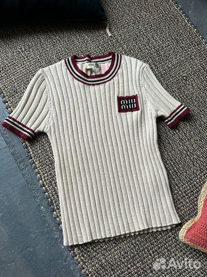 Футболка Miu Miu (новинка 2024)