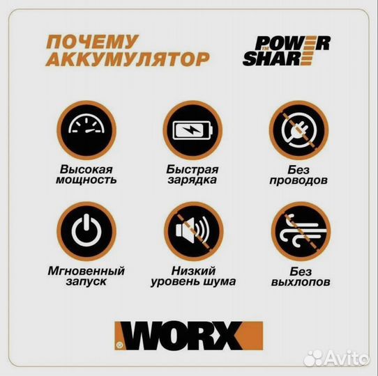 Аккумуляторная батарея worx