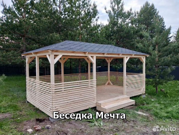 Беседки. Свыше 100 вариантов беседок