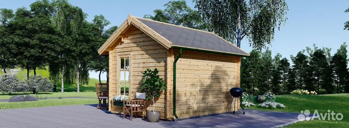 Дом из бруса шерлок 44 3x4