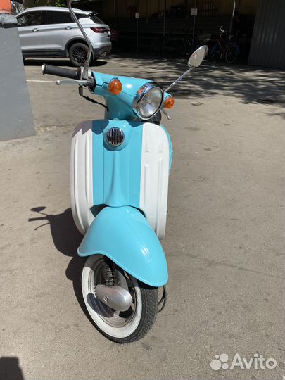 Suzuki verde ретро скутер