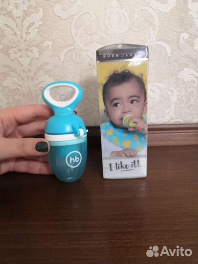 Ниблер Happy Baby+зуб.щётка на пальчик