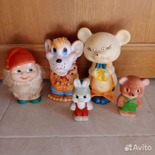 Резиновые игрушки СССР