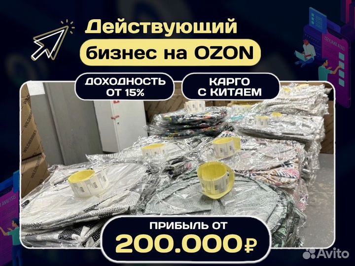 Действующий бизнес на ozon с прибылью 300 т.р