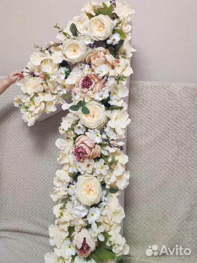 Единичка 1 на годик для девочки