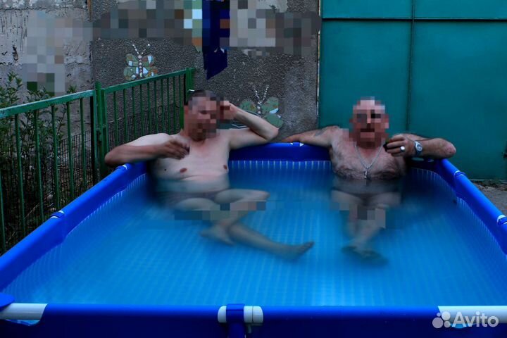 Каркасный бассейн intex бу