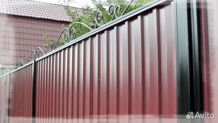 Забор из профлиста